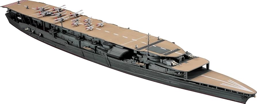 Amazon | ハセガワ(Hasegawa) 1/700 日本海軍 航空母艦 赤城 三