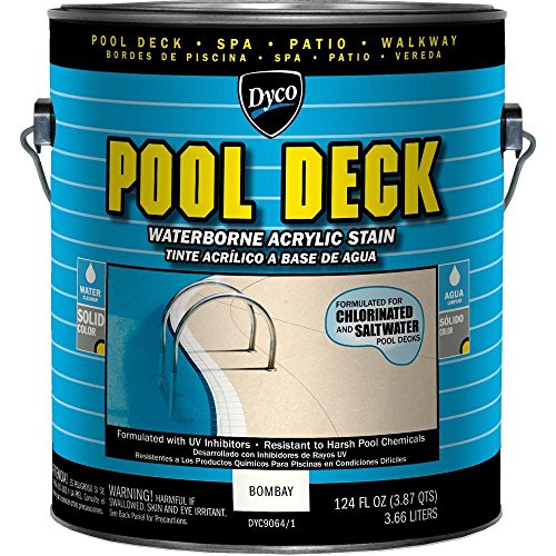 Pool Deck 1-gal. 9064 Bombay Low Sheen Waterborne Acrylic Stain