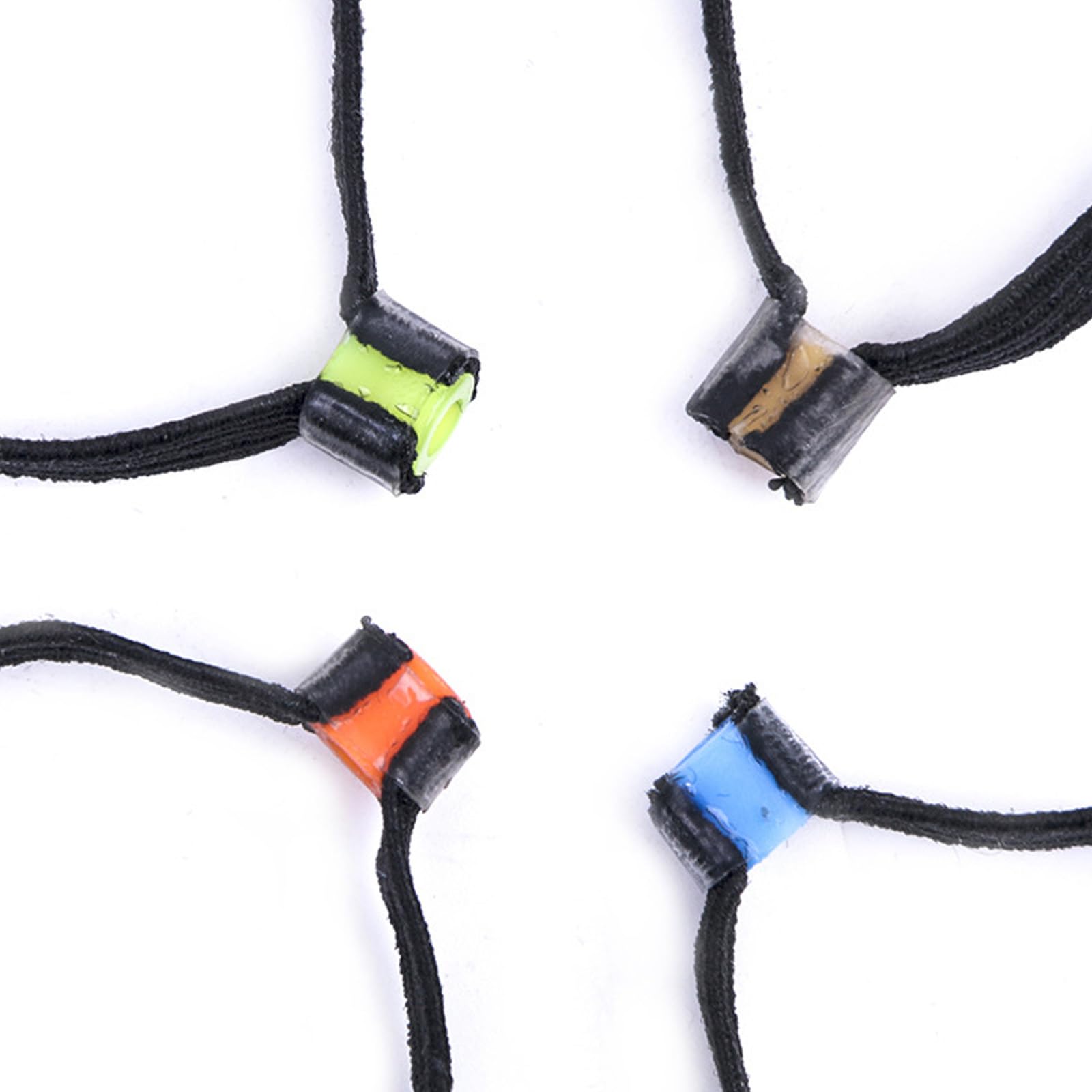 Tippet Lot de 6 anneaux de pêche élastiques portables