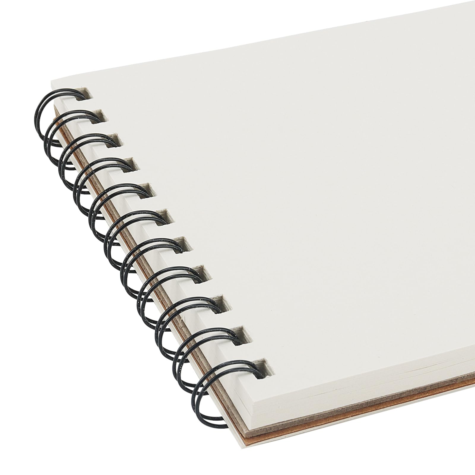 JIAYUET 6 Pack A5 Spiral Bound Hardback Sketchbook, 50 Sheets/100 Pages Kraft Landscape Sketchbook, 120gsm Spiral Bound Drawing Pads for Painting, Travelers - Image 3