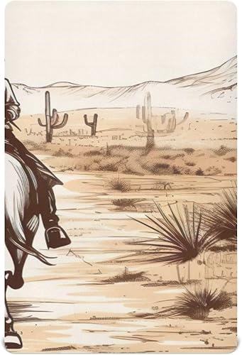 Fitted Crib Sheets Western Cowboy Desert Baby Crib Sheets for Boy & Girl Toddler Mattress Sheets 21216649