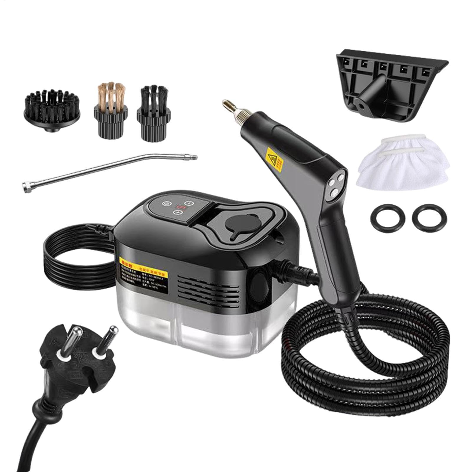 Limpiador A Vapor Portátil 2500 W, Potente, Alta Temperatura, Portátil | Máquina De Limpieza A Vapor Para El Baño Para Tapicería, Sofá, Alfombra, Muebles, Ventana, Suelo Y Azulejo