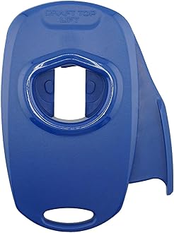 Draft Top Lift Universal Topless Can Opener - Smooth Edge Aluminum Can Lid Remover For Beer, Cocktails, & Soda - Ideal For Tailgating & Garnishes, As Seen On Shark Tank, Made In The USA, Blue