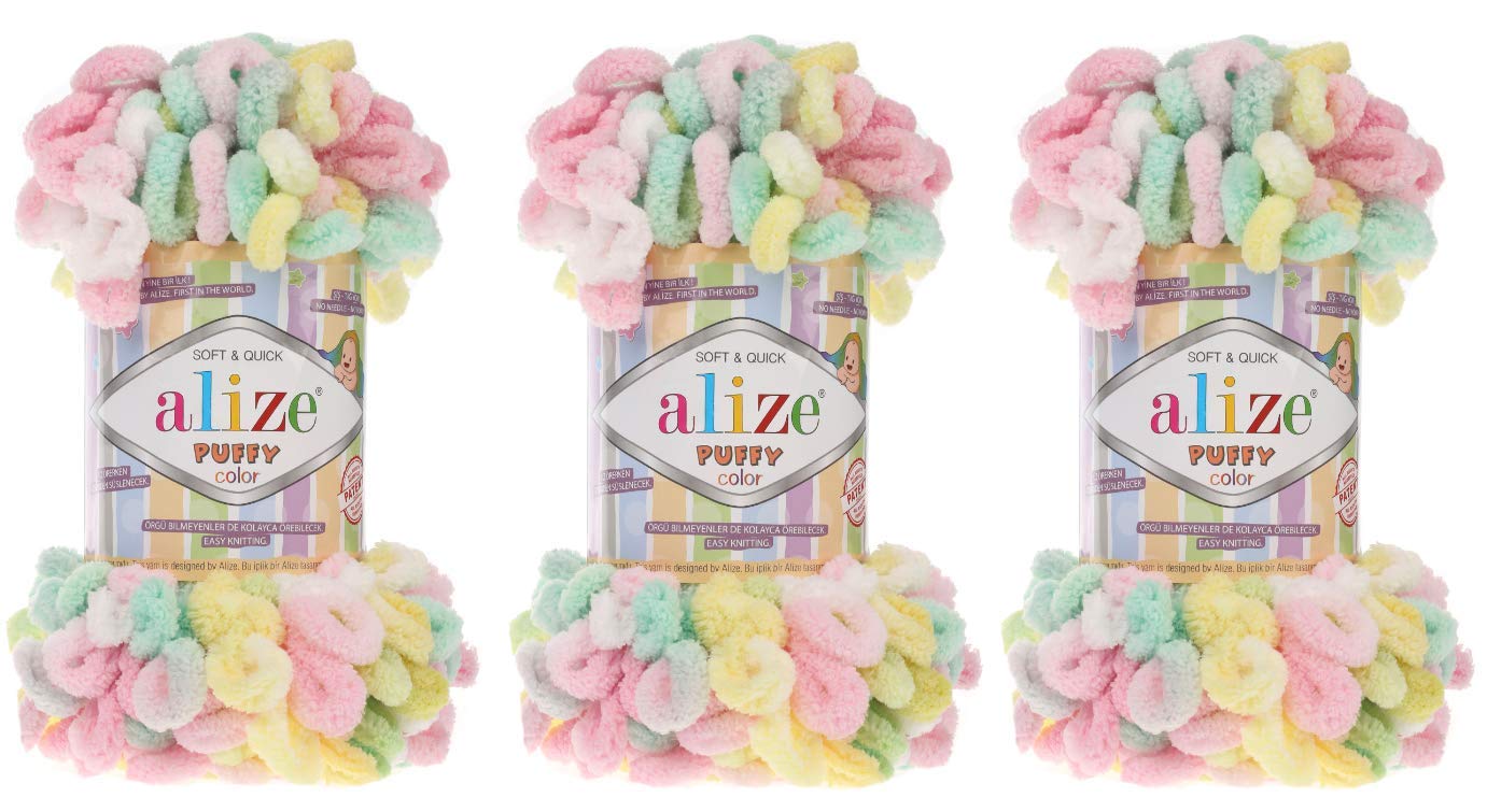 Alize Lot De 3 Couvertures Pour Bébé De Couleur Bouffante