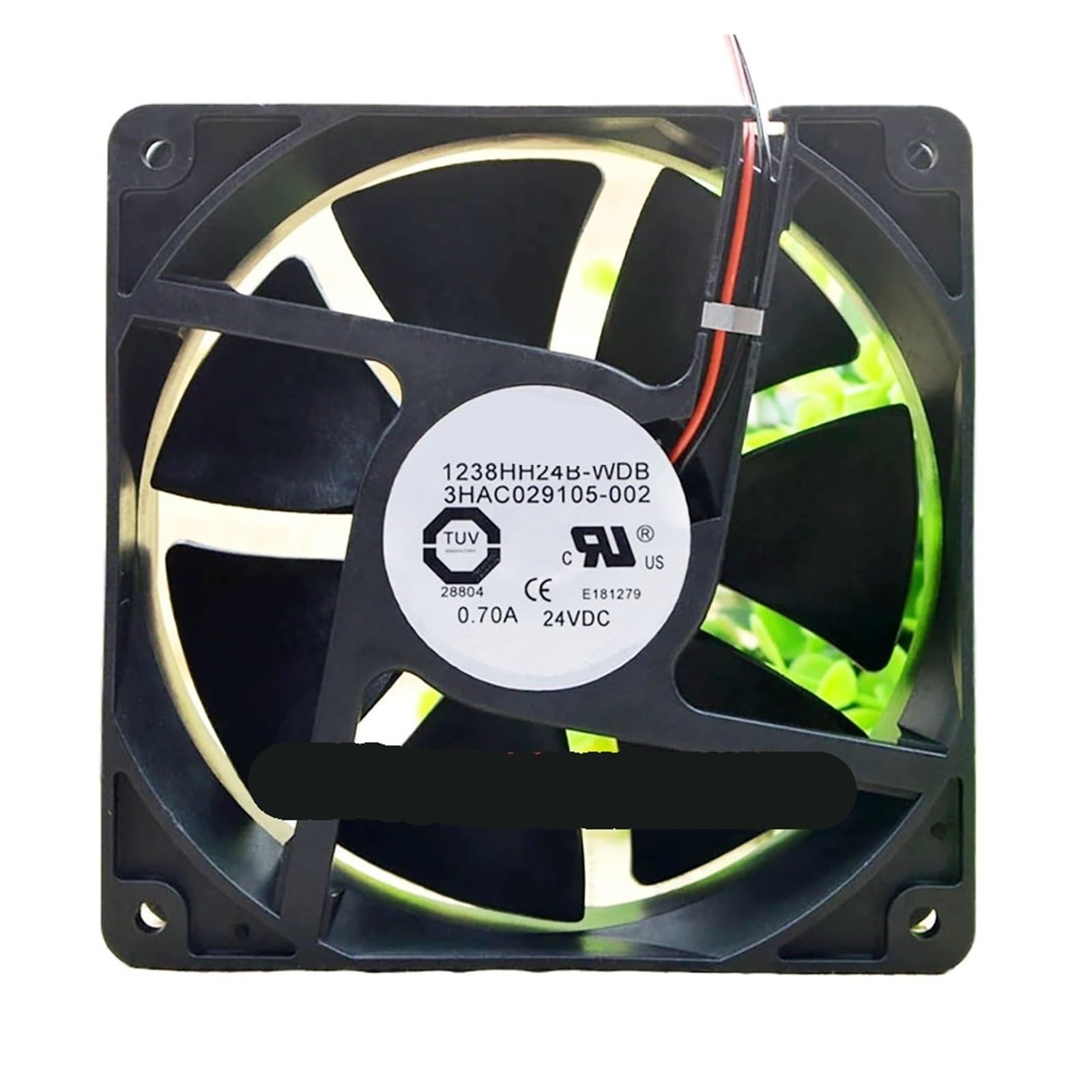 YLPWKMVZ Cabinet Cooling Fan 120 * 120 * 38mm 24V 0.7A 1238HH24B-WDB