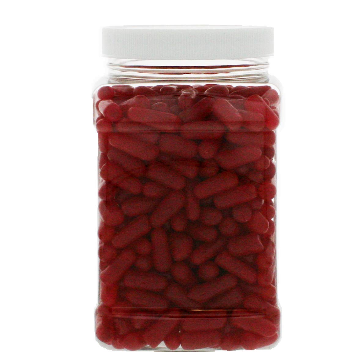 Hot Tamales Bulk 2.5LB - Original Soft Chewy Cinnamon Candy in 48 FL OZ Gift Ready Reusable Square Jar