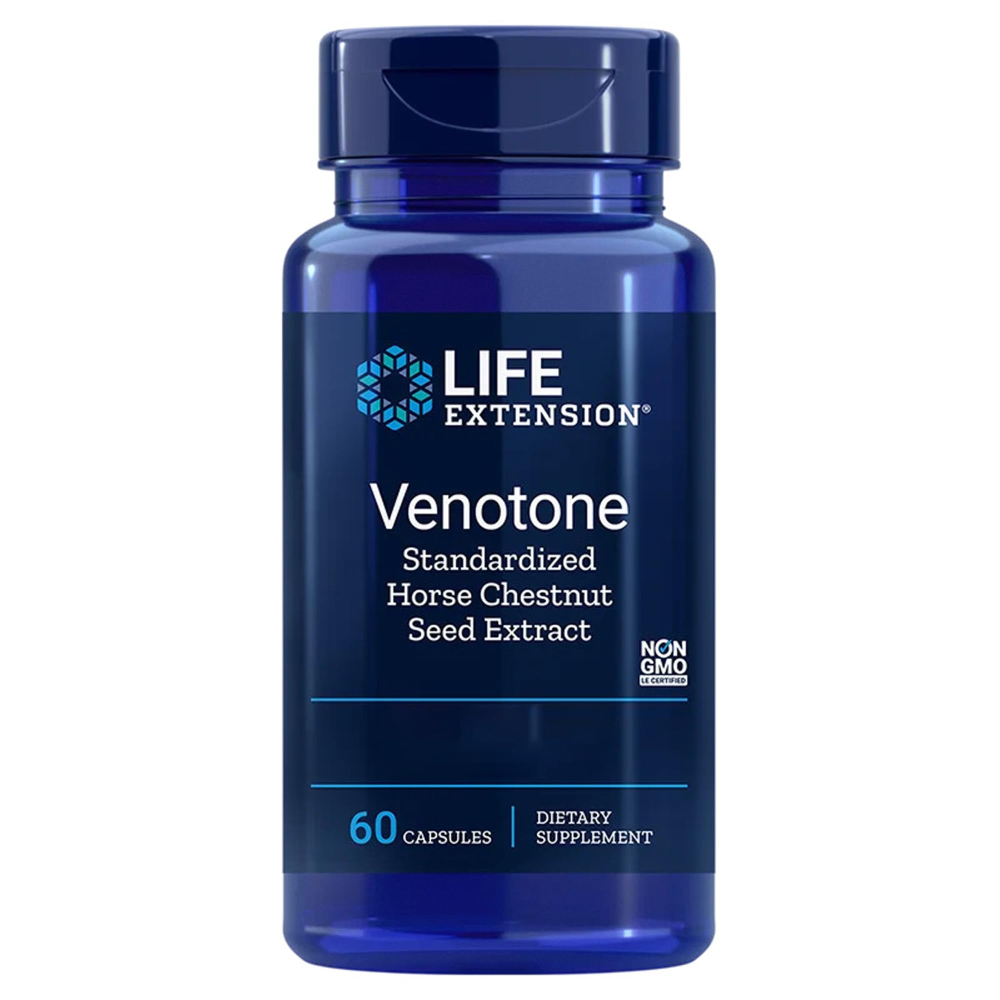 Life Extension, Standardized Horse Chestnut Seed Extract (Estratto di Ippocastano), 60 Capsule, Testato in Laboratorio, Senza Glutine, Senza Soia, Non OGM