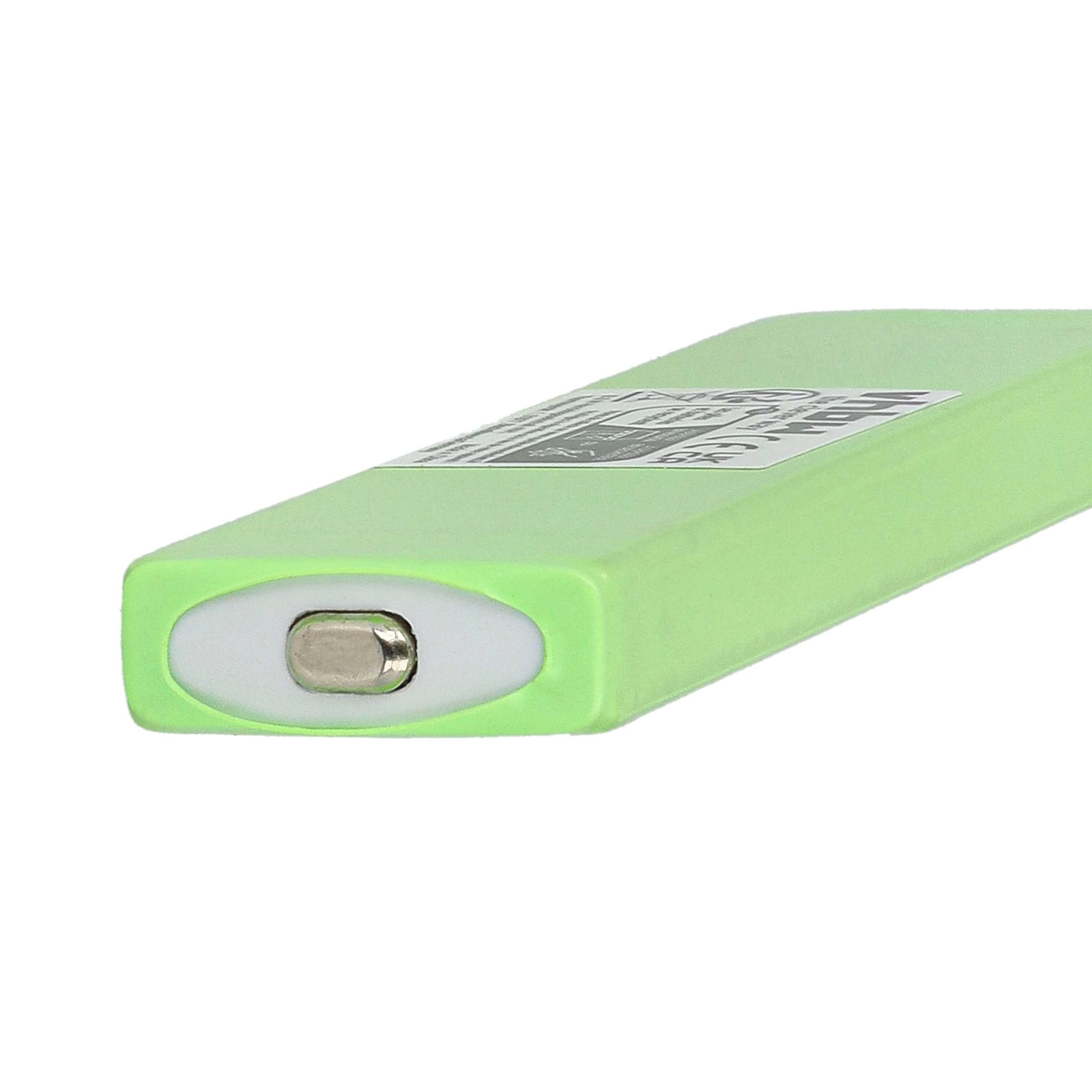 vhbw Ogniwo akumulatorowe kompatybilne z Sony NH-14WM, NW-MS11, NW-MS9 CD Player (1100 mAh, 1,2 V, NiMH), akumulatorem 7/5F6, Button Top