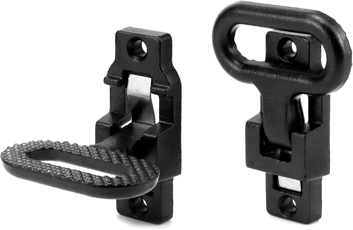 QWORK Safety Folding Grab/Step, 2 Pack Grab Handles for