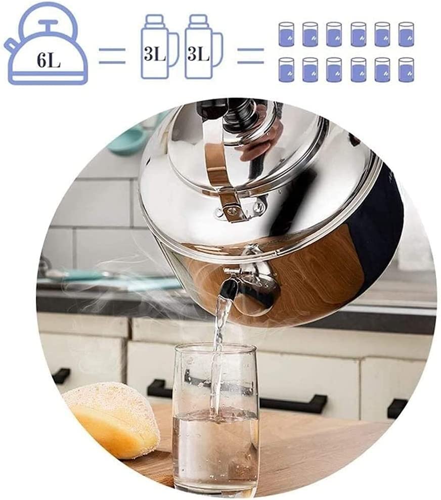 Bouilloire à sifflet induction en acier inoxydable 304 pour toutes plaques - 3