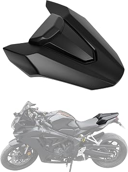 Motorcycle Rear Seat Cowl Compatible with Honda CB650R CBR650R 2019-2023 | Passenger Pillion Tail Cover | Plastic Fairing Rear Seat Pillion Cowl Replacement Matte Black