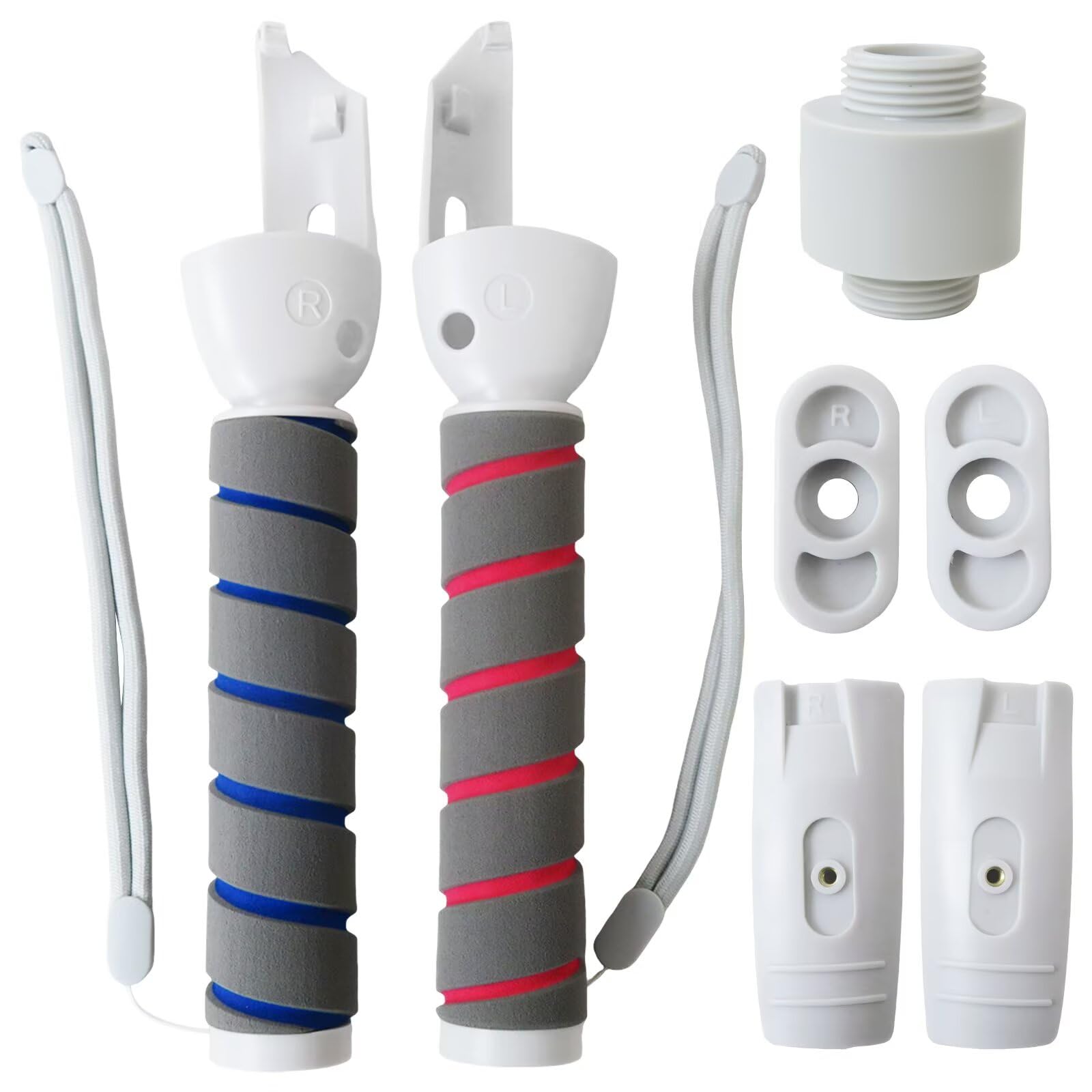 Fit for Meta Quest 3S VR Accessories - Controller Grips with Quick-Lock for B-eat S-Aber & Golf+