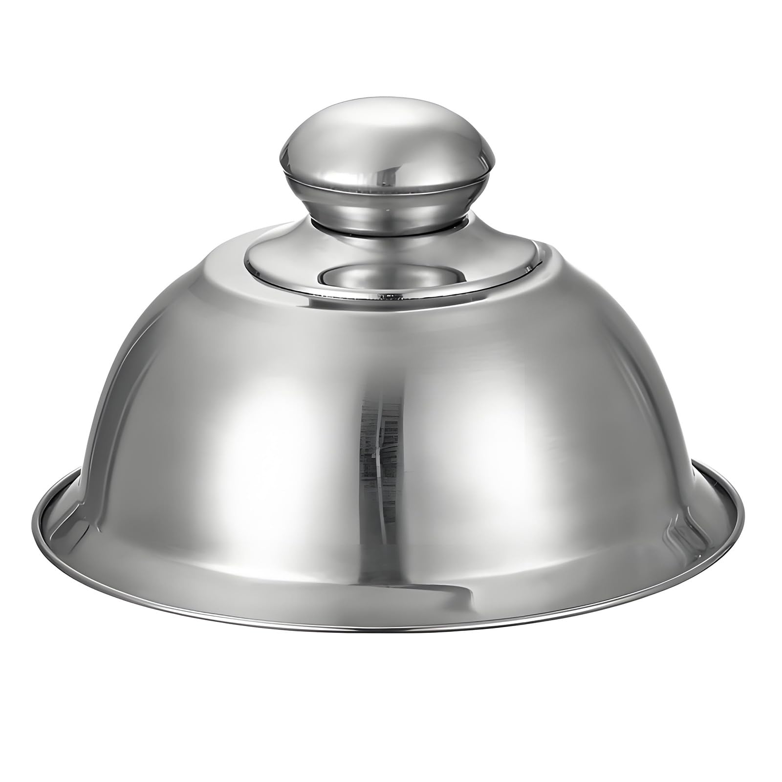 Kaeltsyn Stainless Steel Basting Cover Grills Lid Cheese Melting Dome Cloche Food for Burgers Sandwiches Outdoor Cooking Dome Basting
