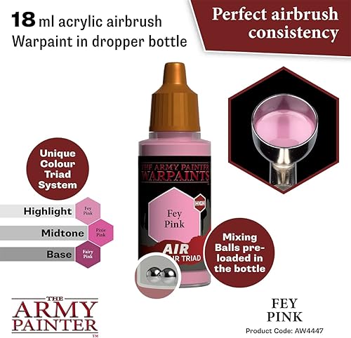 Miniatura 9 de The Army Painter Warpaints Air Phantasmal Blue - Pintura no tóxica a base de agua para aerógrafo - pintura acrílica e imprimación para juegos de rol