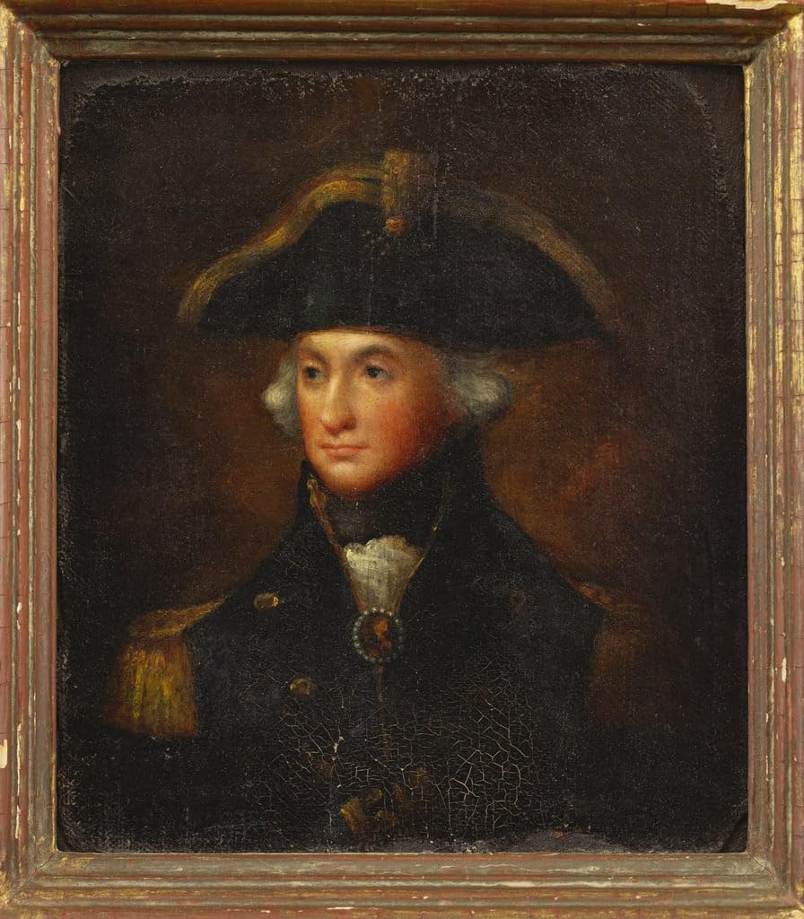 Ptlye No Frame Famous Painting Wall Artwork Canvas Images Portrait Of Horatio Lord Nelson By Lemuel Abbott For Livingroom Decor 60X90cm