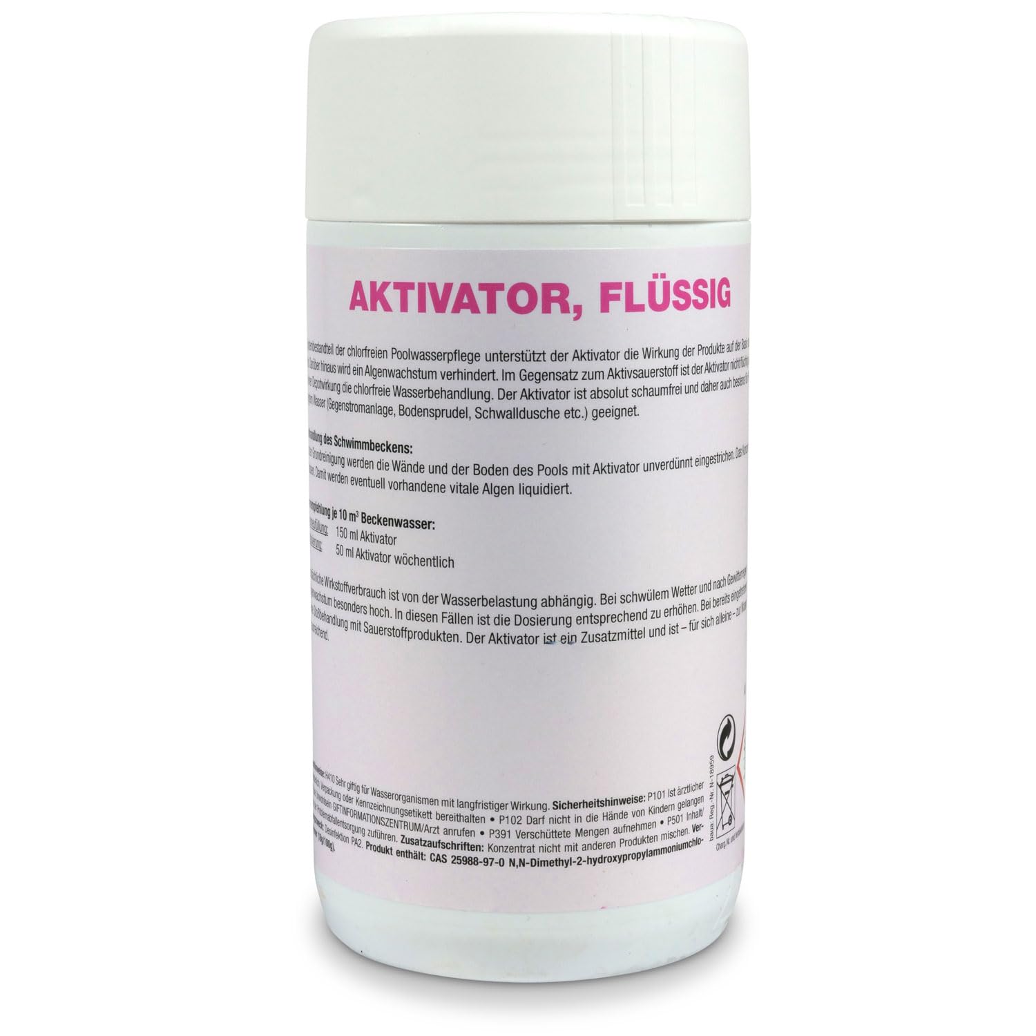 myPOOL Aktivsauerstoff Set - Granulat und Sauerstoff Aktivator - Chlorfreie Methode zur Desinfektion des Poolwassers - Für Schwimmbecken und SPA (2 kg)