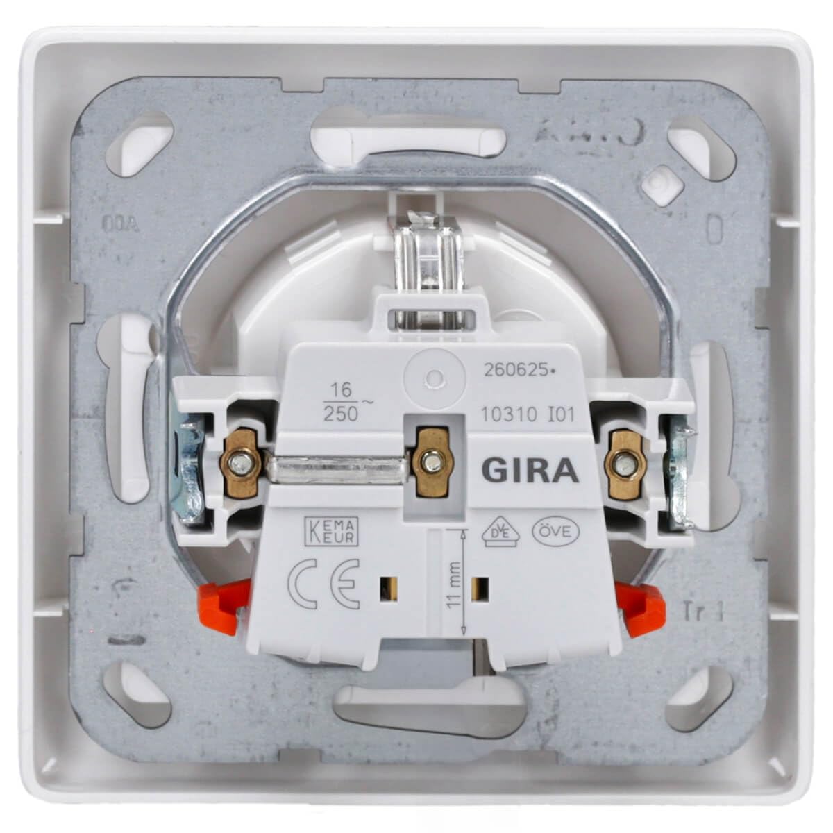 GIRA Standard 55 Komplettset Steckdose, Reinweiß – Ansicht 4