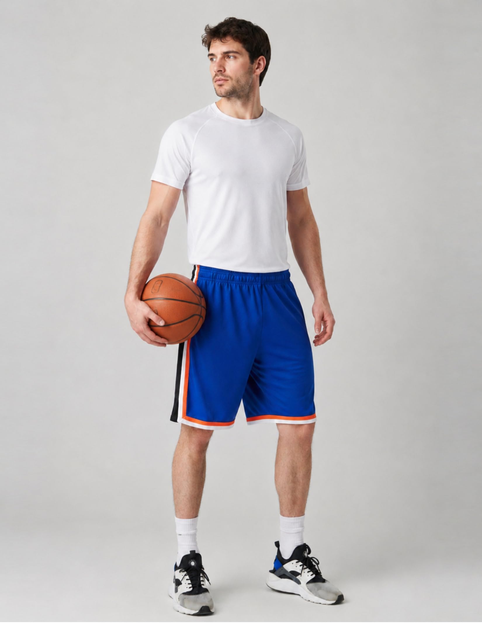 Liberty Imports Athletic 9" Shorts with Pockets and Drawcord - Shorts Deportivos Hombre