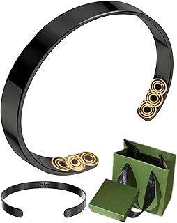 Kalm Bracelet Menopause: Your Natural Menopause Solution, Bracelet for Menopause Relief, Hot Flashes & Pain, Adjustable Bracelets for Women - Natural Hormonal Balance (Onyx)