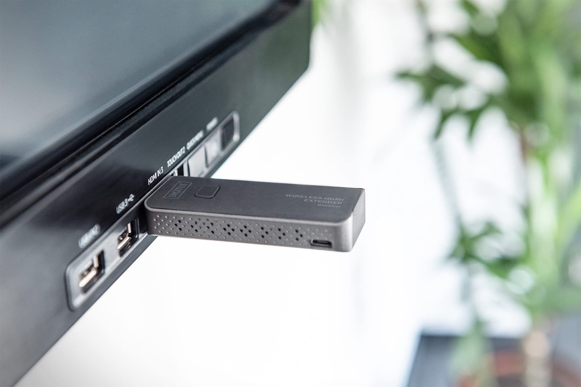 DIGITUS Extender HDMI wireless - portata 50 m - Full-HD 1080p 60 Hz - punto a punto - Plug&Play - nero-argento