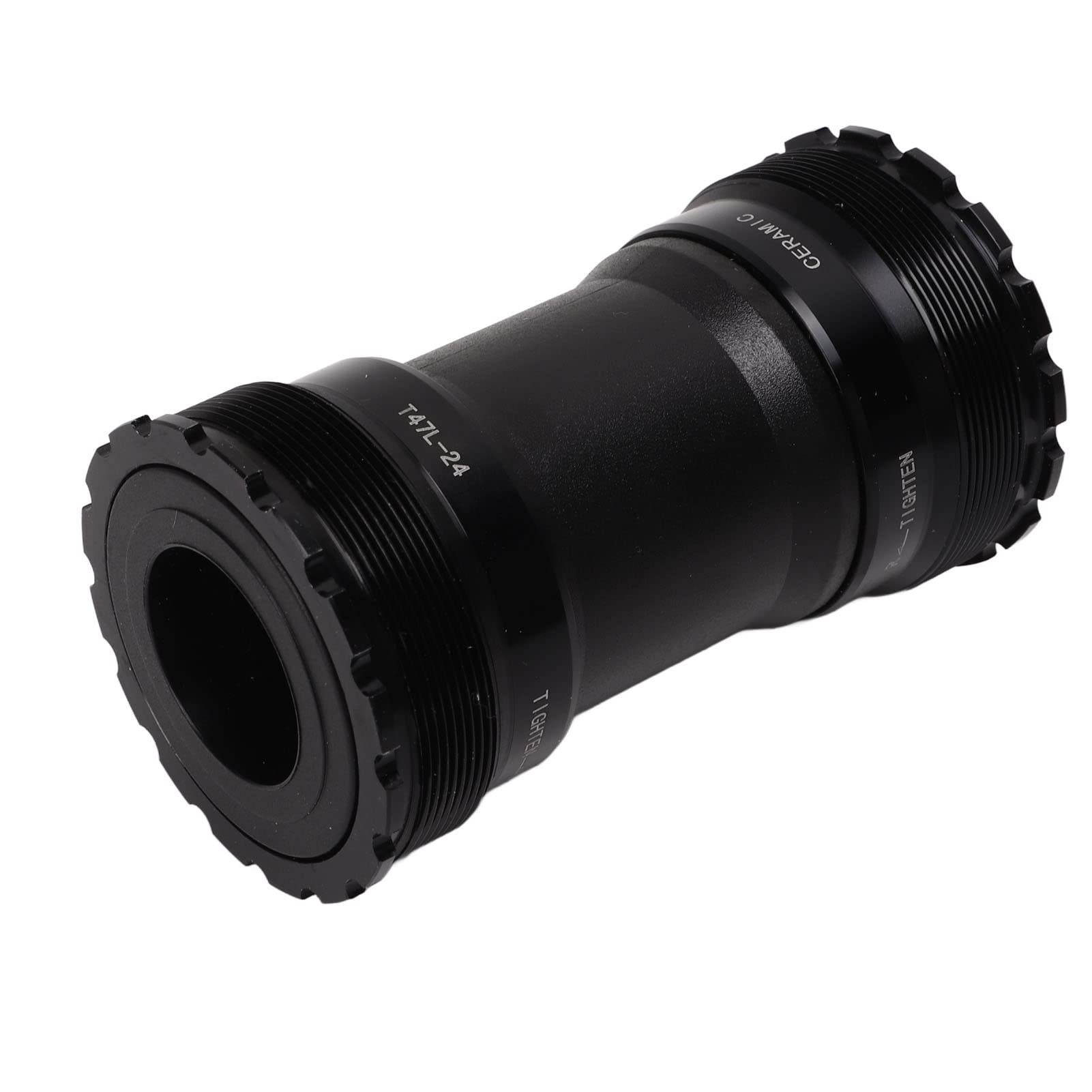 Jiawu T47 Wspornik Dolny Roweru 24 Mm łożyska Ceramiczne Dolny Wspornik Roweru do Jazdy na Rowerze Górskim Szosowym, Rama ze Stopu Aluminium, Płynne Pedałowanie, Niewielka Waga
