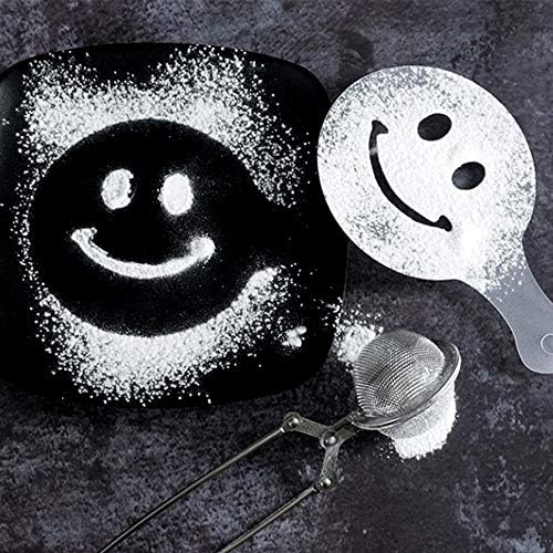 KiKiHong 4 Pcs Ball Shape Tea Strainer, Stainless Steel Tea Infuser Strainer Mesh Tea Filter with Handle for Loose Leaf Teas and Mulling Spices