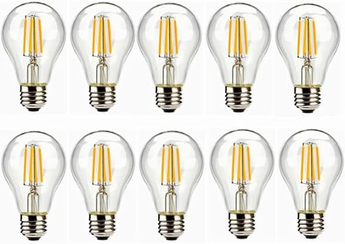 LED Light Bulbs 2W 3V Low Voltage Warm White 2700K E26/E27 Edison Standard Screw Base 20W Equivalent,10-Pack