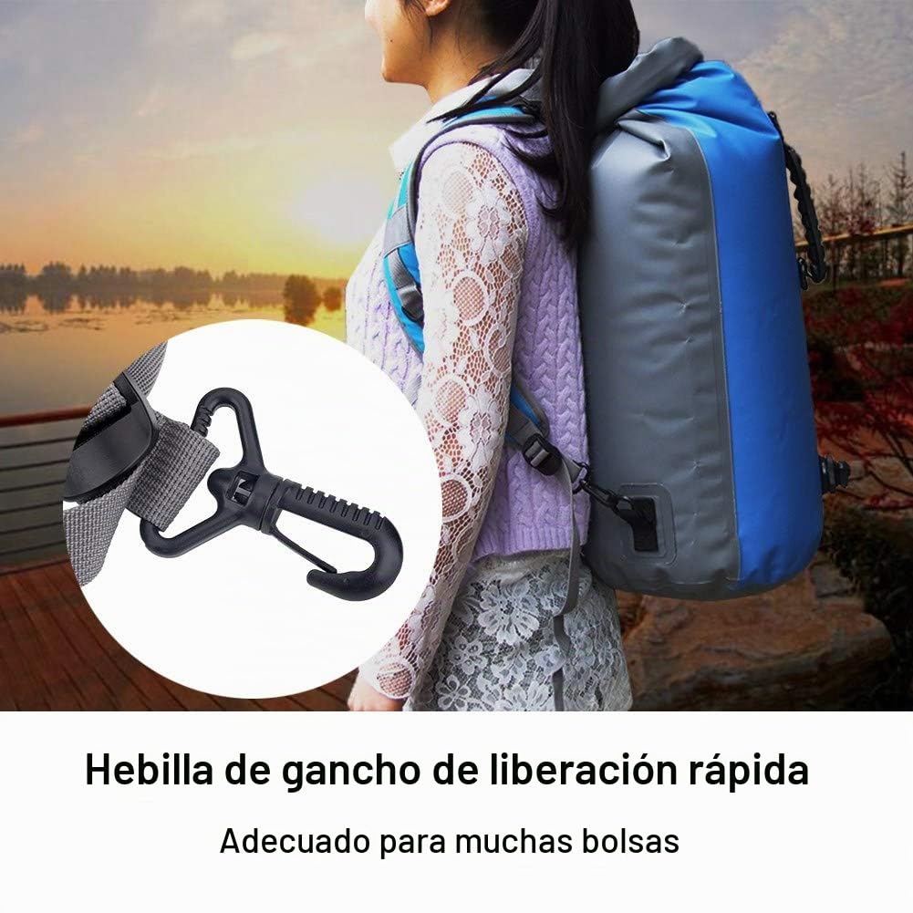Correa Mochila Duradera de Nylon Correas Ajustables Correa de Hombro de Repuesto para Mochila y Bolsa Seca, Accesorios Adultos