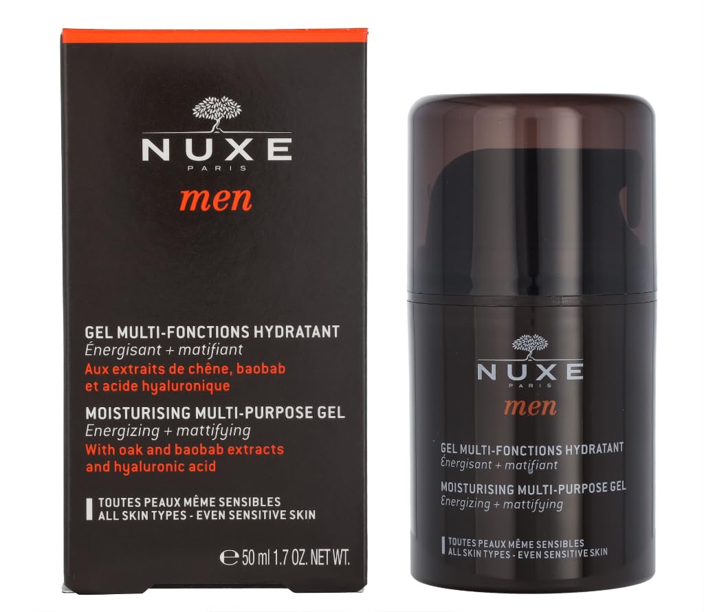 NUXE MEN 50 ml gel viso uomo trattamento idratante energizzante opacizzante