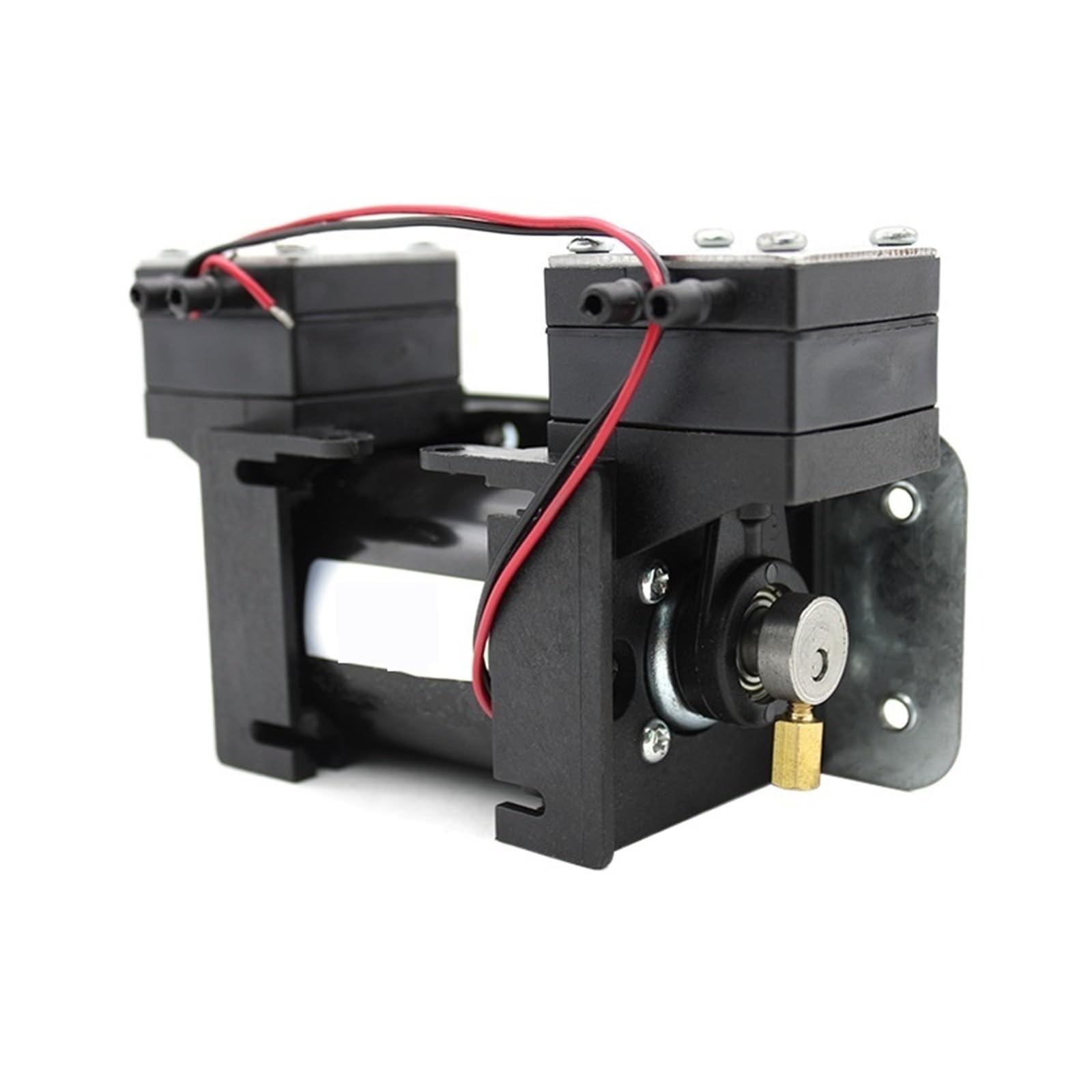 Cczrd One Color High Positive Negative Pressure Vacuum Pump Large Beauty Instrument Mute Double Head Diaphragm Micro Air Smooth Operation Flow Steady Reliable