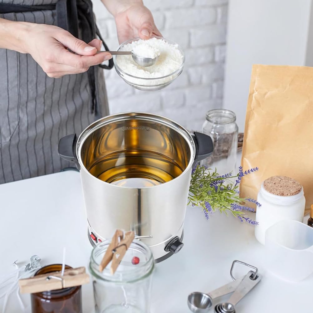 Elektryczny pojemnik do topienia wosku, maszyna do robienia świec 5L/9L, topielnik do wosku do produkcji świec, duży elektryczny tygiel do wosku