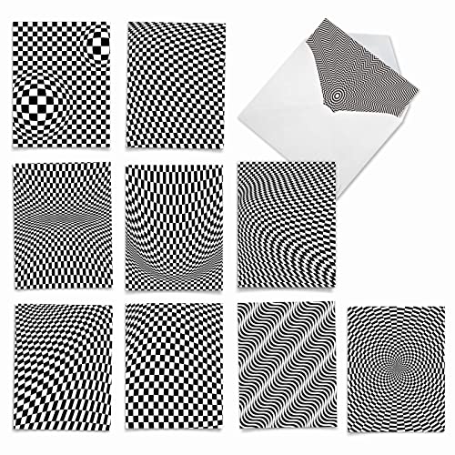 Cartes de notes vierges Vertigo M2007sl pour correspondances et vœux créatifs