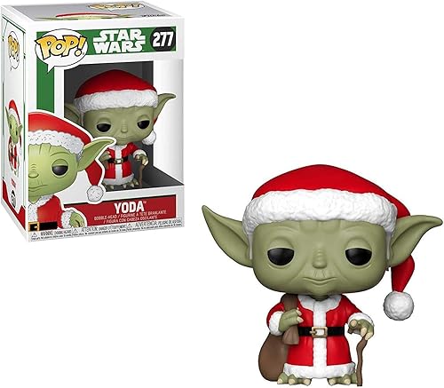 Miniatura 2 de Star Wars Holiday - Santa Yoda Funko Pop! Figura de vinilo (paquete con funda protectora compatible con POP Box), multicolor, 3.75 pulgadas