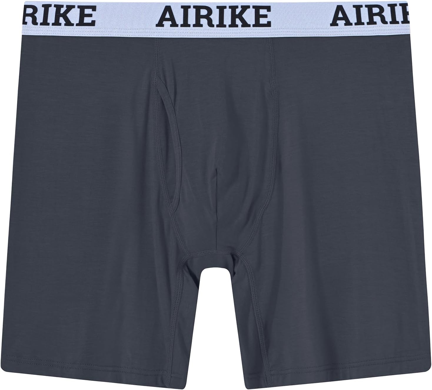 AIRIKE Boxer Briefs Men Pack Long Leg Soft Black Underwear Big Size and Tall Underpants - Image 5