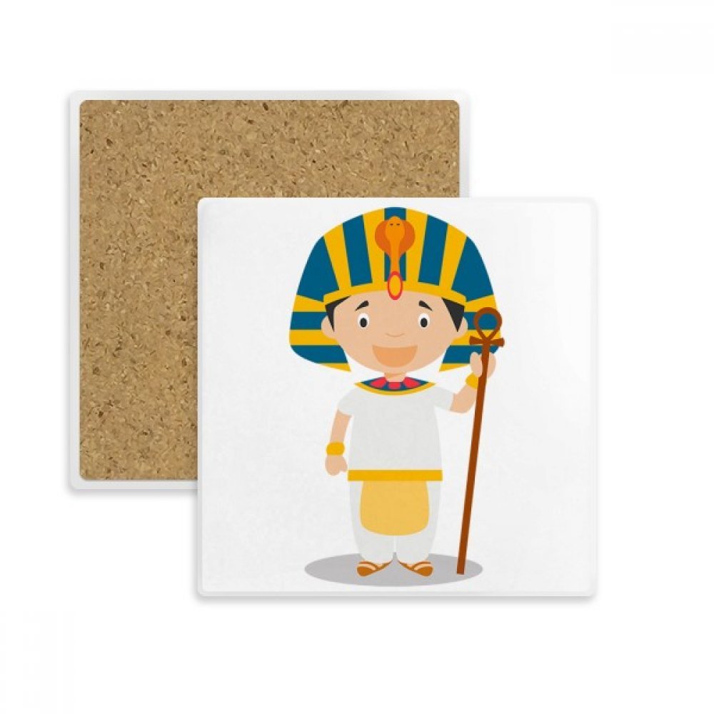 Coaster Tasse en Pierre Absorbante Égypte Jaune par DIYthinker