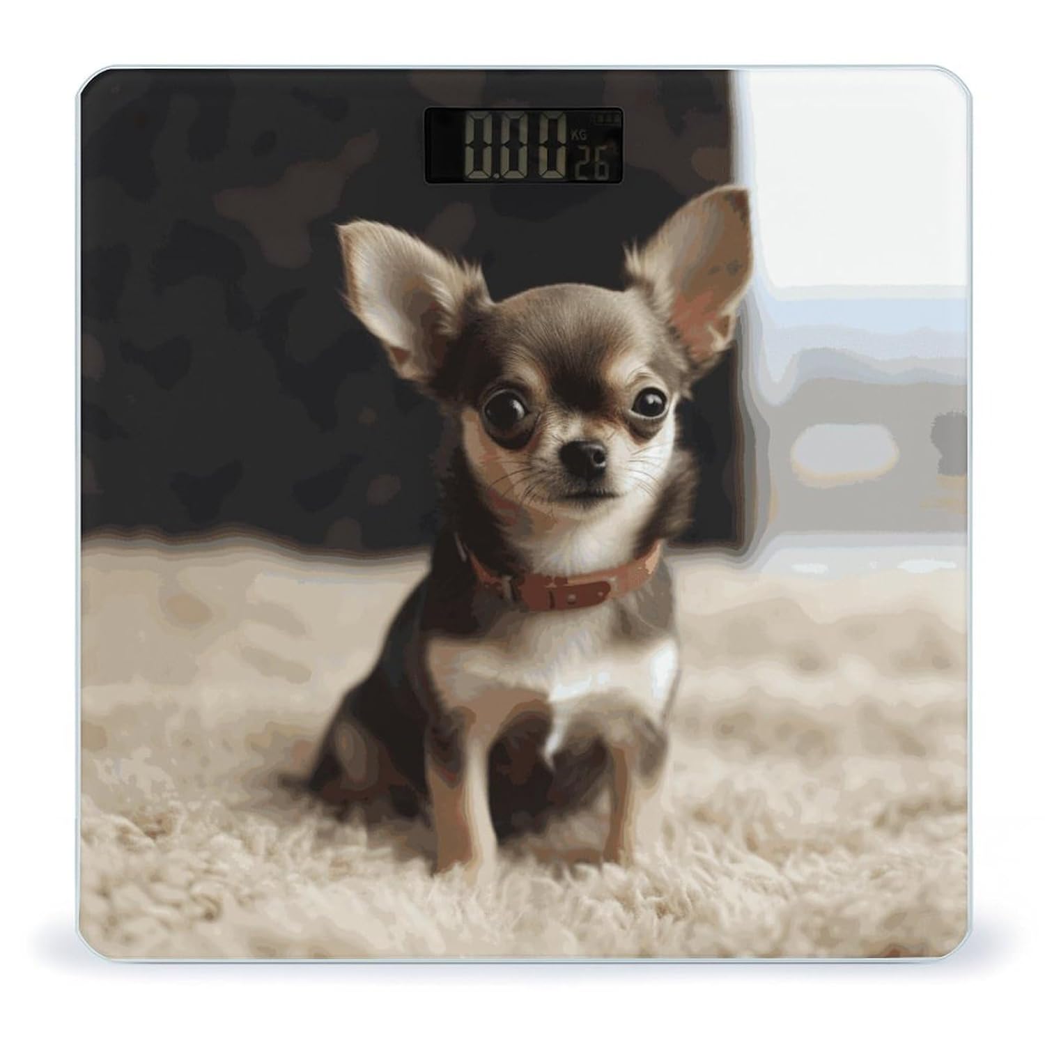 Báscula digital Chihuahua para peso corporal miniatura 1