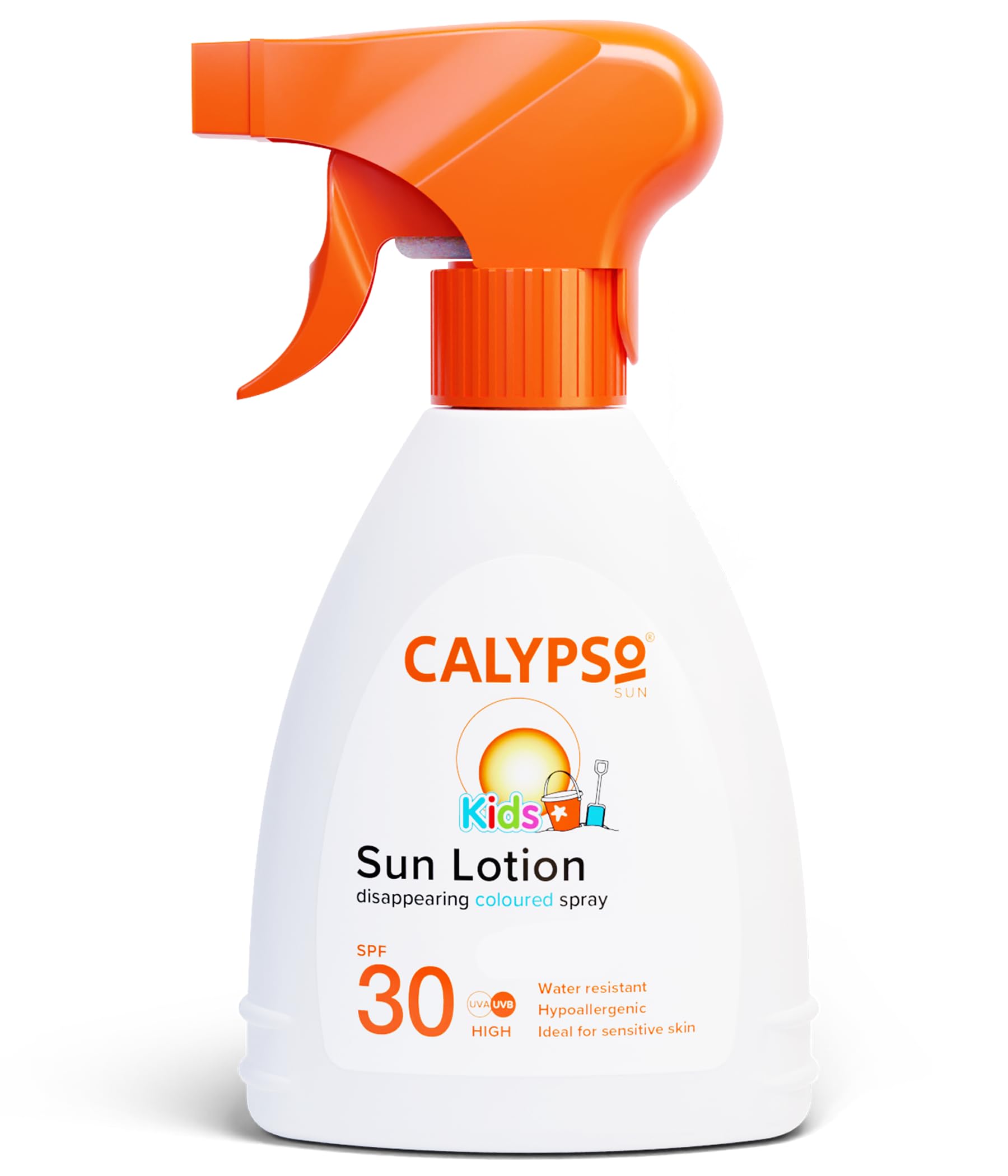 Calypso Sun Protection Kids Blue Lotion Spray Water Resistant SPF30 200ml