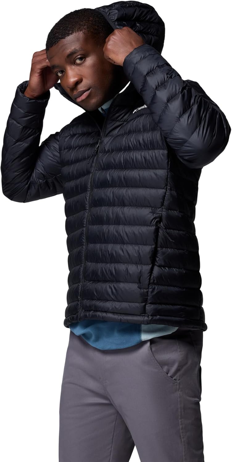 Columbia mens Corelite Down Hooded Jacket - Image 3