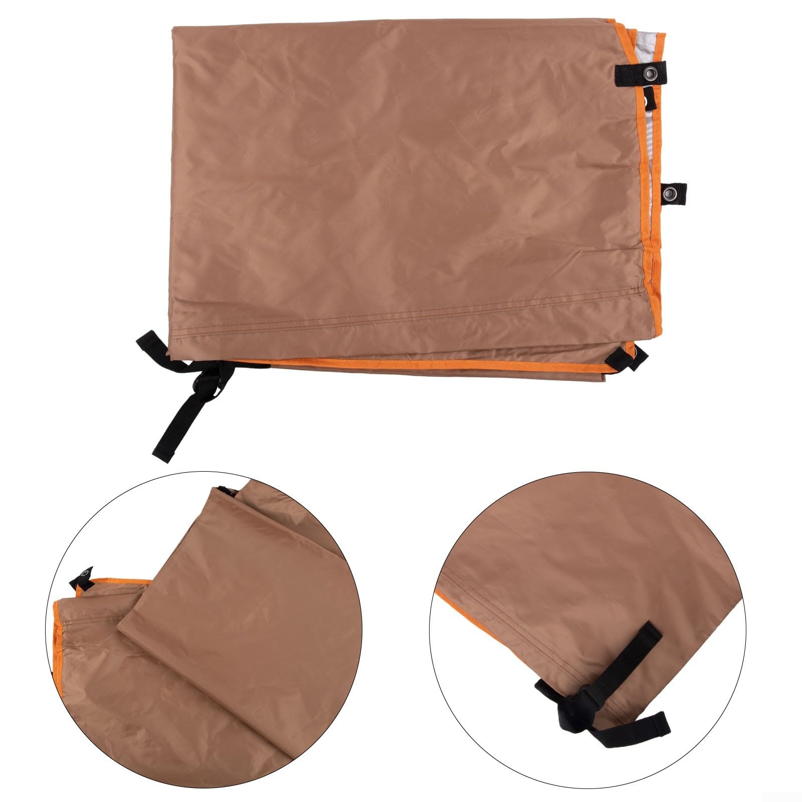 Toldo de Campervan, color caqui, 6 m², resistente al agua, para autocaravana, furgoneta, SUV, montaje rápido, barras ajustables