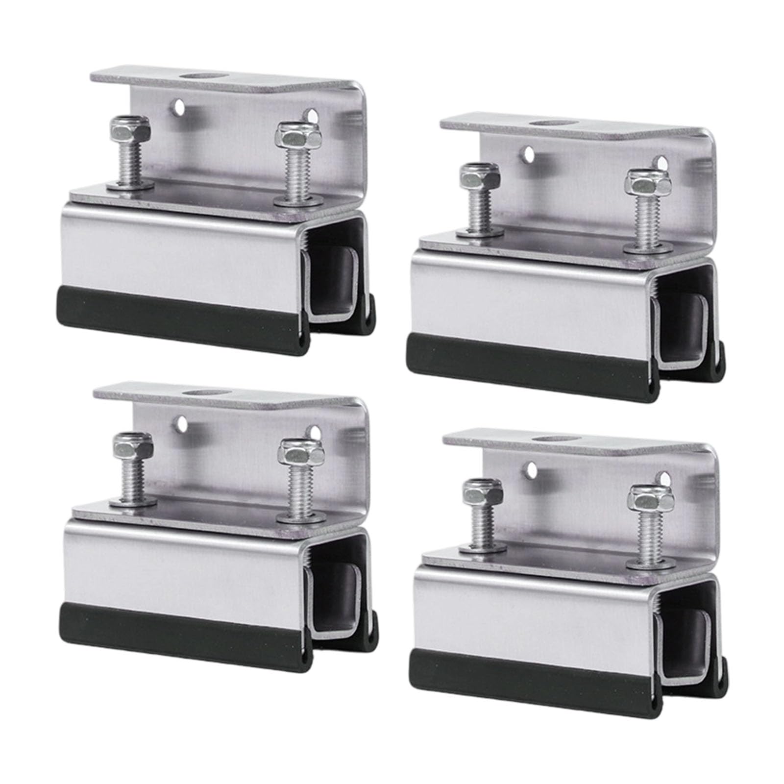 Tsophreniq A Of 4 Steel Solar Mounting Brackets Erosion Resistant Roof Rack Fixing Set Heavy Duty Stability For Campers Boats Marine Solar Mounting Brackets Yachts