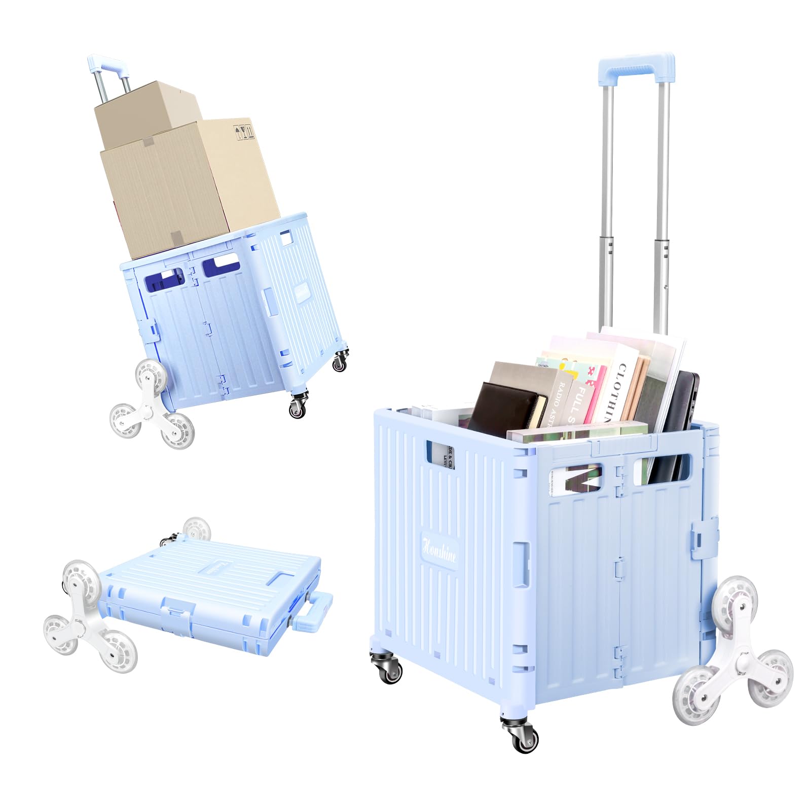 Easterville Folding Rolling Crate