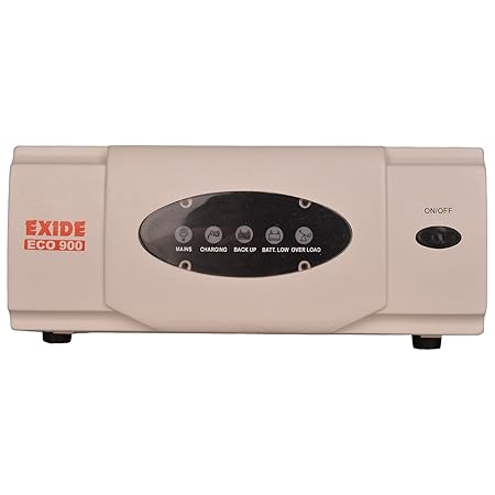 Exide 900Va/12V Eco Home Ups (Off White)