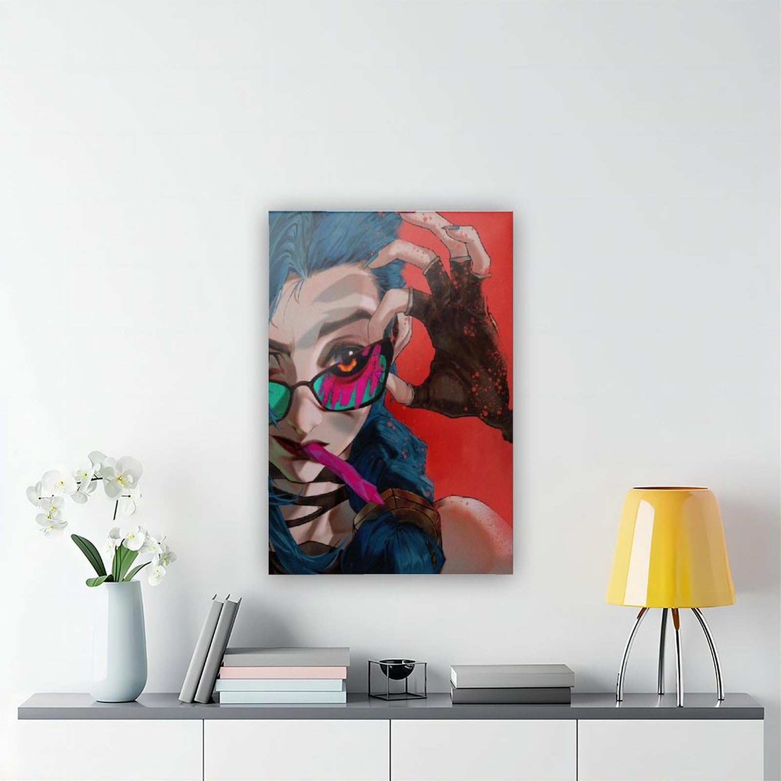 Poster Su Tela Arcane Jinx – Decorazione Da Parete 20x30 Cm, Senza Cornice, Personalizzabile