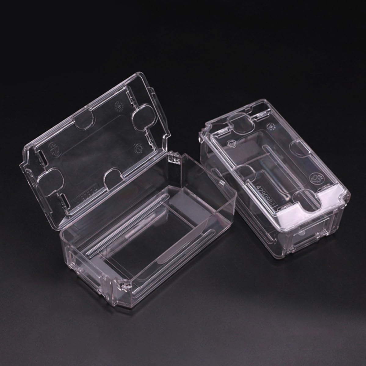 NUOBESTY Single Watch Box Organizer Reusable for Men 2 Sets with Foam Padding and Thickened Plastic Material Protective Watch Storage Case