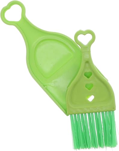 Juego de mini escoba y recogedor - Verde