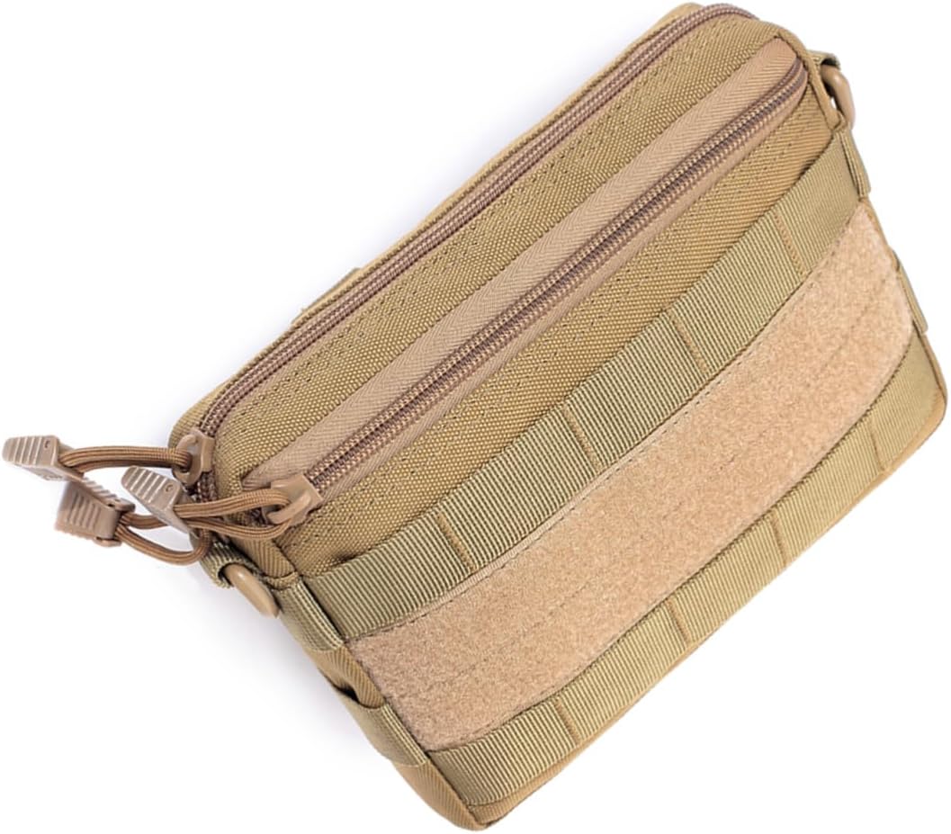 BESPORTBLE 3pcs Outdoor Hiking Waist Pack Storage Bag for Essentials Compact and for Mountaineering and Camping Mud Color