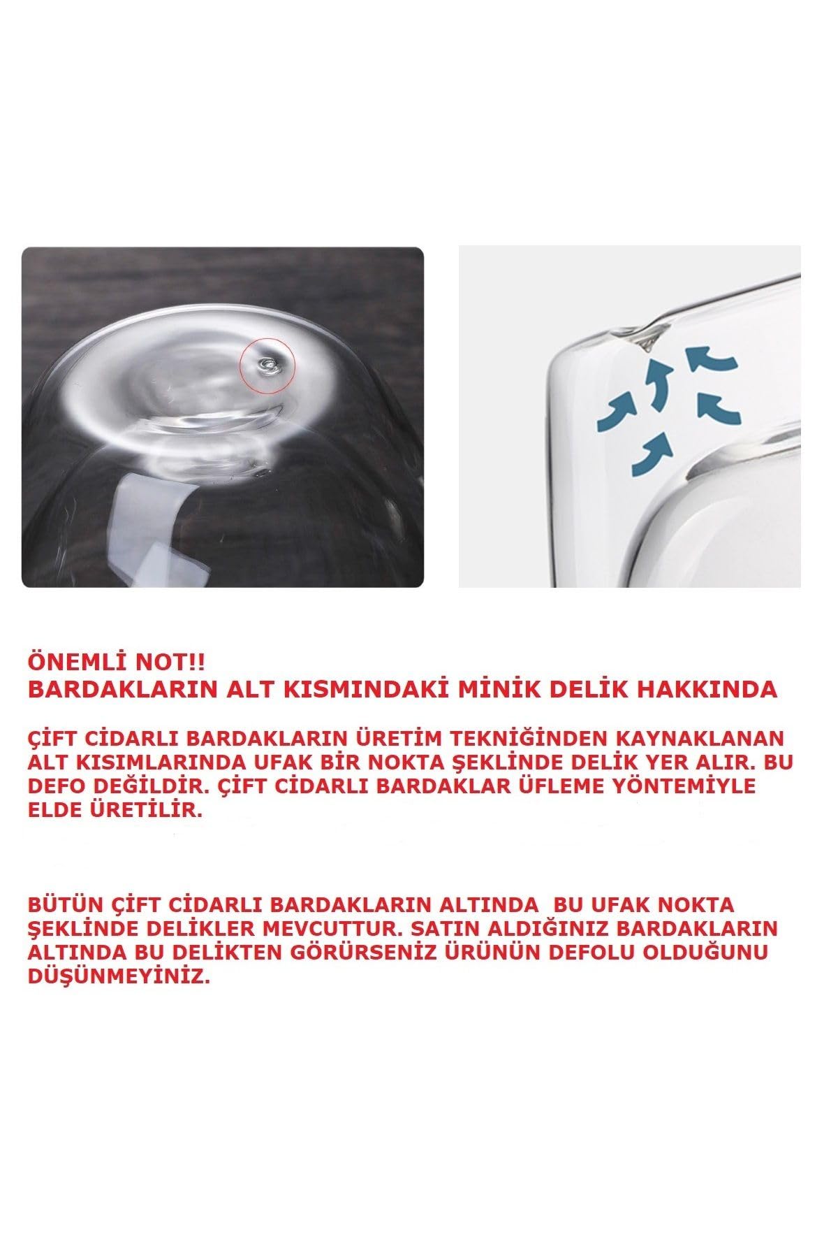ARVALE Çift Cidarlı Cam Kupa Ev Ofis Fincanı Çift Katlı Isı Yalıtımlı Kulplu Cam Bardak (2 Adet Helsinki 250 ml)