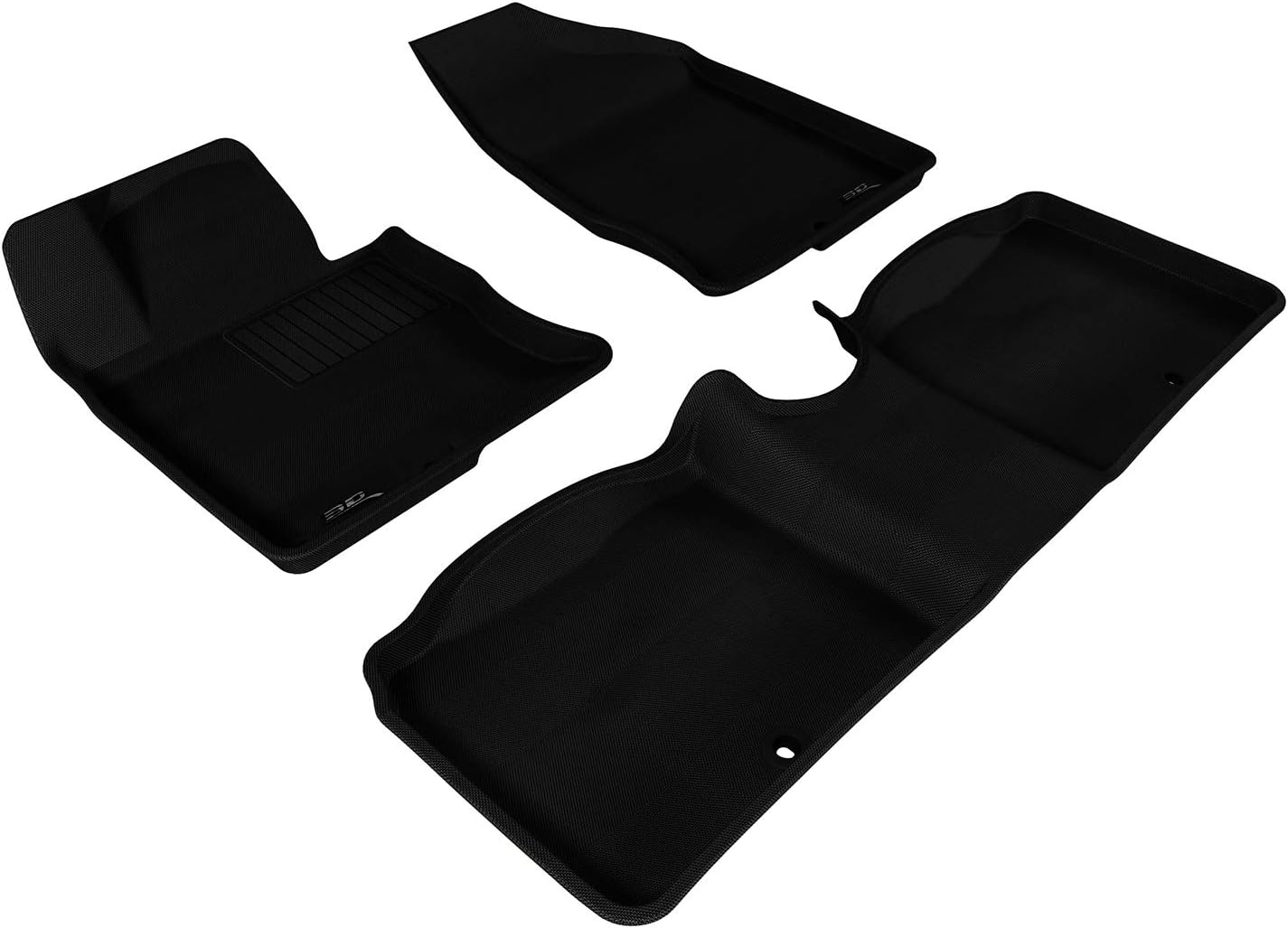 Onе-Dау Sаlе: Uр tо 50% оƒƒ 3D MAXpider L1HY02601509 Complete Set Custom Fit All-Weather Floor Mat for Select Hyundai Azera Models - Kagu Rubber (Black)