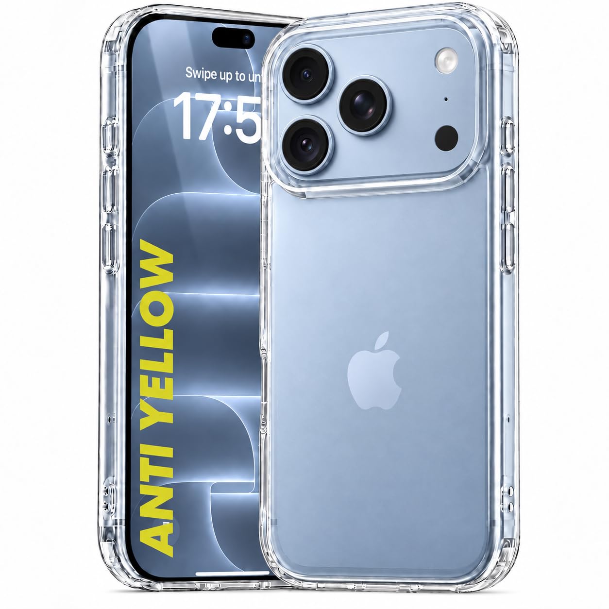 DIZORO® Crystal Clear Compatible with iPhone 18 Pro / 17 Pro Case with Anti-Yellow Shockproof Transparent Cover — Amazon image 23