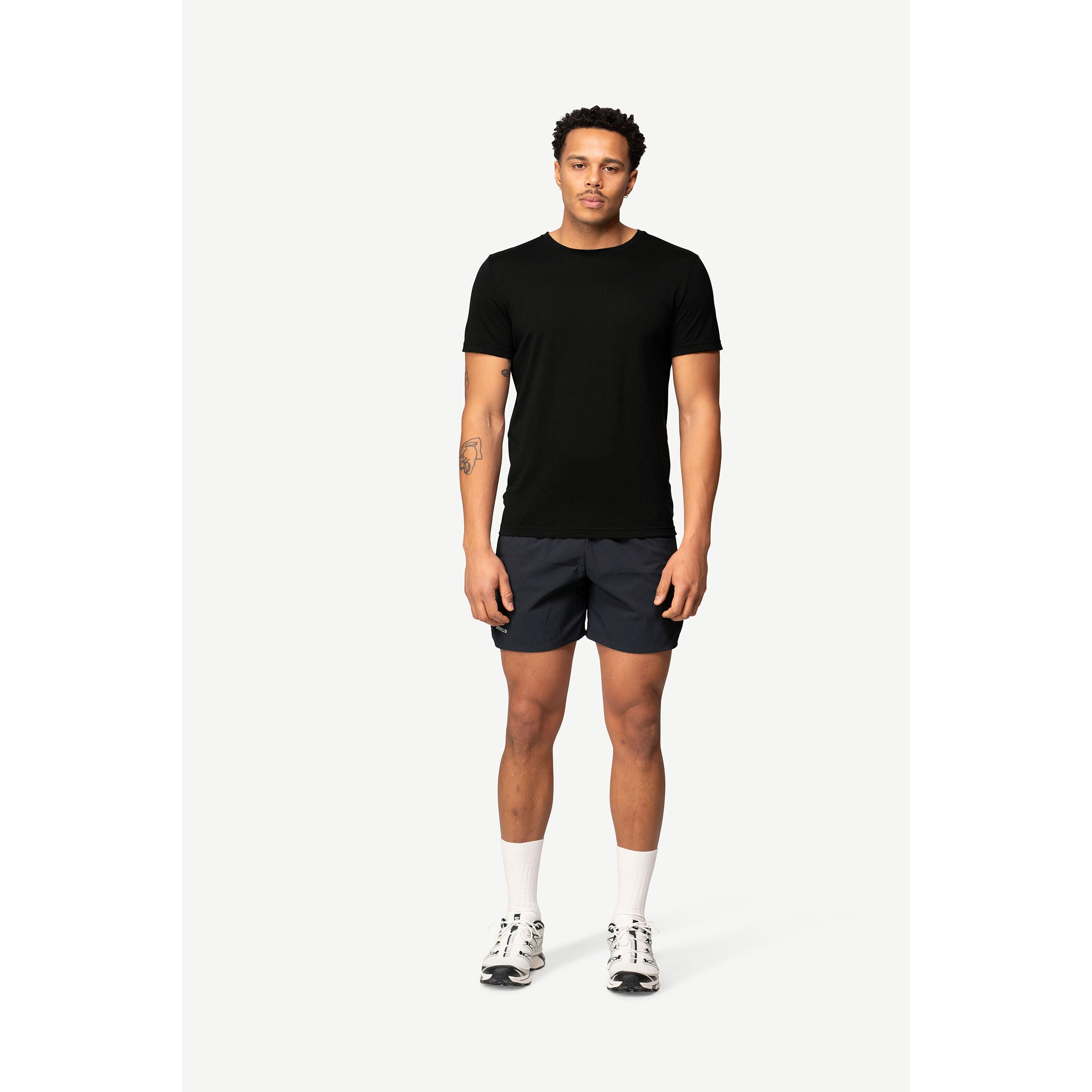 Devold Classic Tee Man - Herren Merino-Shirt - Black - XXL